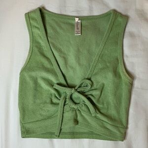 LA Hearts Terrycloth Cropped Tank Top